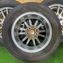 195/65R15 BRIDGESTONE【2本2017年 2本2018年】(社外アルミホイール) 15X6J ET43 5H/114.3 4本セット！_画像6