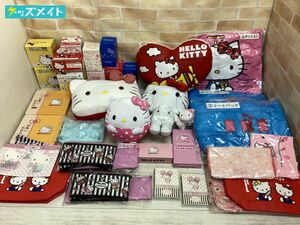 [ включение в покупку не возможно / текущее состояние ] Sanrio товары Hello Kitty продажа комплектом ... миска подушка большая сумка копилка др. 