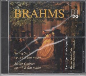 [CD/Mdg]ブラームス:弦楽四重奏曲第3番変ロ長調Op.67&弦楽六重奏曲第1番変ロ長調Op.18/H.ローデ(vn)&'M.ザンデルリング(vc)&ライプツィヒSQ