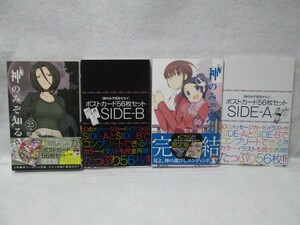 神のみぞ知るセカイ ポストカード 56枚セット ＳＩＤＥ-A.Ｂ　最終25.26巻　若木民喜　初版　特典　イラストカード