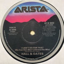 ◆ Daryl Hall & John Oates - I Can't Go For That (No Can Do) (LONG VERSION)◆12inch UK盤　ダンクラ定番ヒット!_画像3