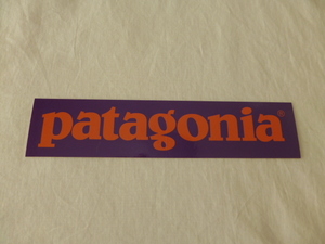 patagonia TEXT LOGO テキストロゴ ステッカー テキストロゴ TEXT LOGO パープル x オレンジ patagonia パタゴニア PATAGONIA patagonia