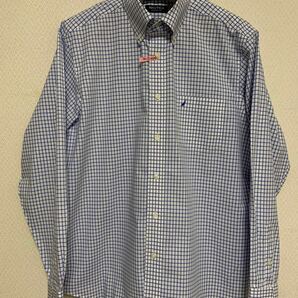 NAUTICA◇ノーティカ ボタンダウンシャツ チェック柄 ビジネス クラシックフィット WRINKLE RESISTANT L