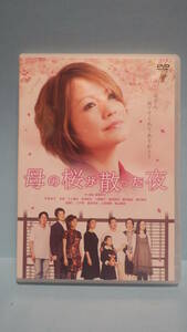 DVD「母の桜が散った夜」中古　国内正規版　ストレイドッグ２０１０年公演　中澤裕子　森岡利行演出