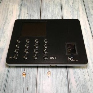 NGTeco 指紋認証 2.4G WIFI APP接続 タイムレコーダー 