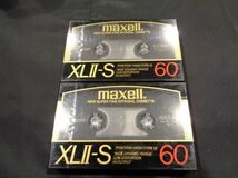 未開封！！ マクセル maxell XLⅡ-S60 ハイポジション TYPEⅡ カセットテープ ２個_画像1