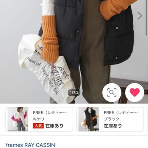 新品　未着用　frames RAY CASSIN レイ　カズンダウンジャケット