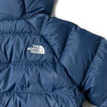 1円～!売切!【正規新品】THE NORTH FACE◆HYDRENALITE DOWN HOODIE ダウンジャケット US限定 RDS認証 550フィル ロゴ刺繍(XL)青 190122-125_画像9