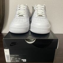 新品 25.0 cm US 7 Supreme 22AW Nike Air Force 1 Low One シュプリーム ナイキ エア フォース ワン ロー 白 White ホワイト 国内正規品_画像6