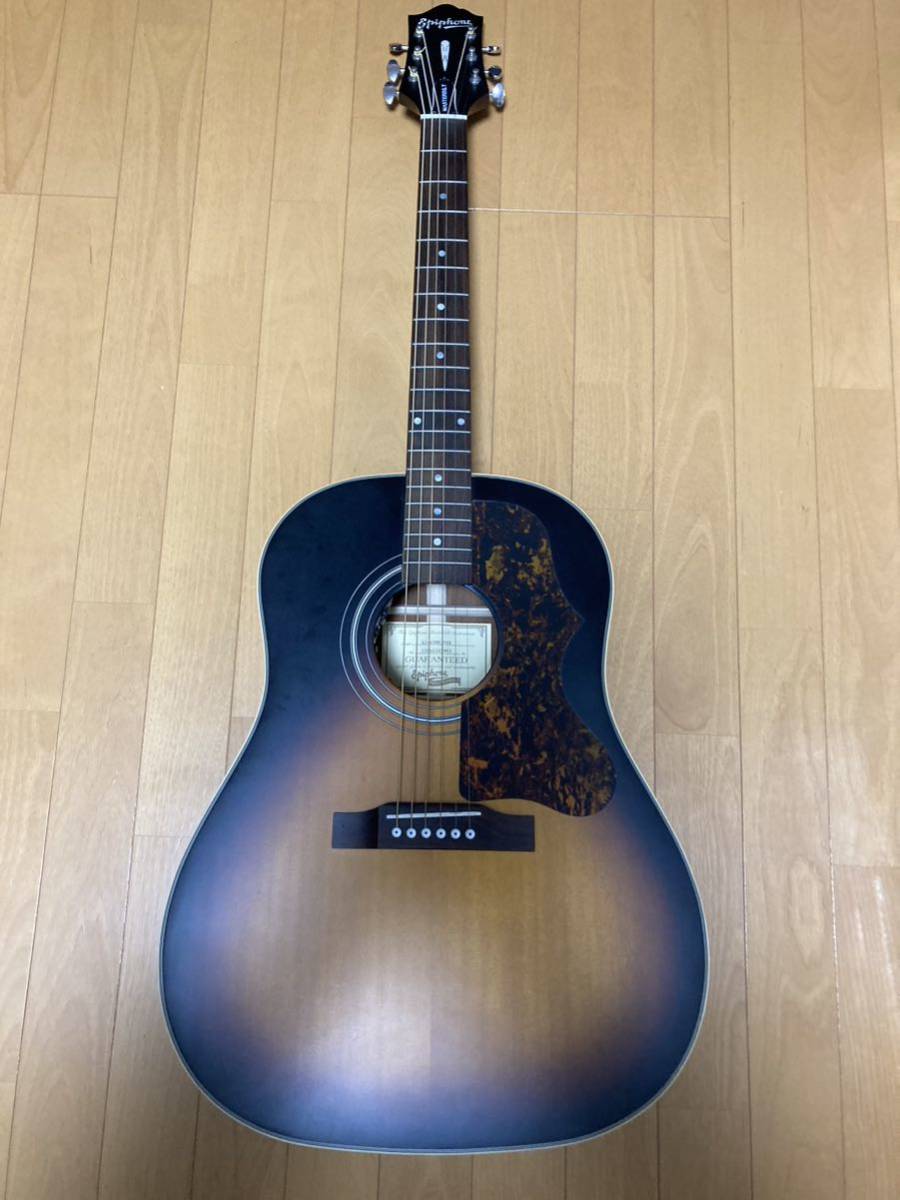 人気沸騰】 オール単板エレアコ仕様/エピフォン ME AJ45 Masterbilt