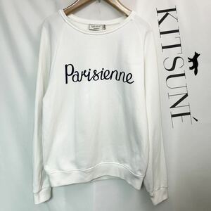 MAISON KITSUNE mezzo n лисица Parisienne спортивная фуфайка принт футболка женский M