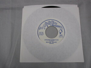 【SOUL７”】GEATER”BLUES”DAVIS / STRANGE SENSATION、NICE AND EASY