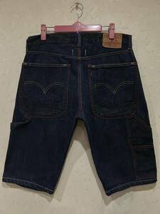 ※JUNYA WATANABE MAN COMME des GARCONS Levi's ジュンヤワタナベコムデギャルソンリーバイス WA-P906 ペインターショートデニム BJBB.AA