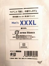 ap5951 ○送料無料 新品 メンズ 彼女、お借りします 更科瑠香 Tシャツ XXXLサイズ ホワイト アニメ プリント キャラクター 伸縮性 綿100%_画像8