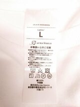 ap5916 ○送料無料 新品 レディース 彼女、お借りします 桜沢 塁 プリント Tシャツ Lサイズ ホワイト 伸縮性 アニメ キャラ 綿100%_画像7