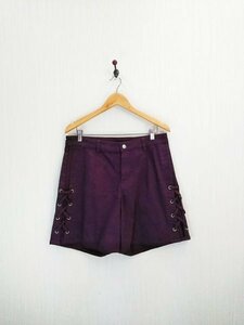 ap4400 0 free shipping new goods lady's culotte pants 88cm~107cm purple braided up stretch movement ... purple largish 