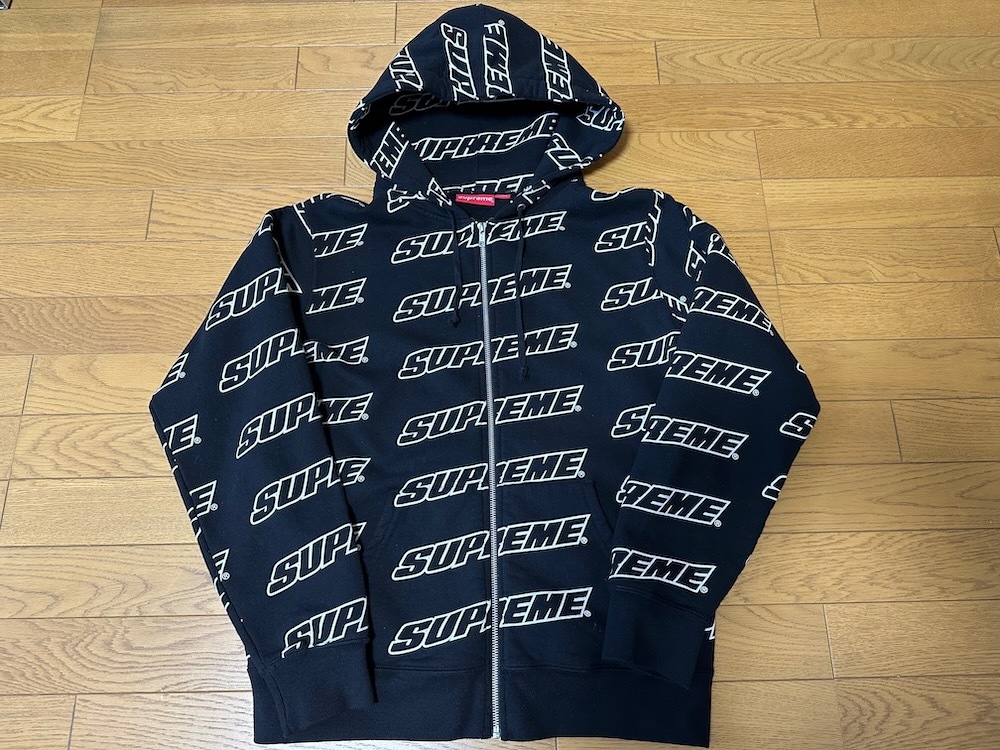 supreme Repeat Zip Up Hooded Sweatshirt | www.jarussi.com.br