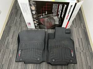 美品■WeatherTech ウェザーテック フロアライナー ラバーマットブラックフロント メルセデスベンツ W166 Mクラス GLEクラス 右ハンドル