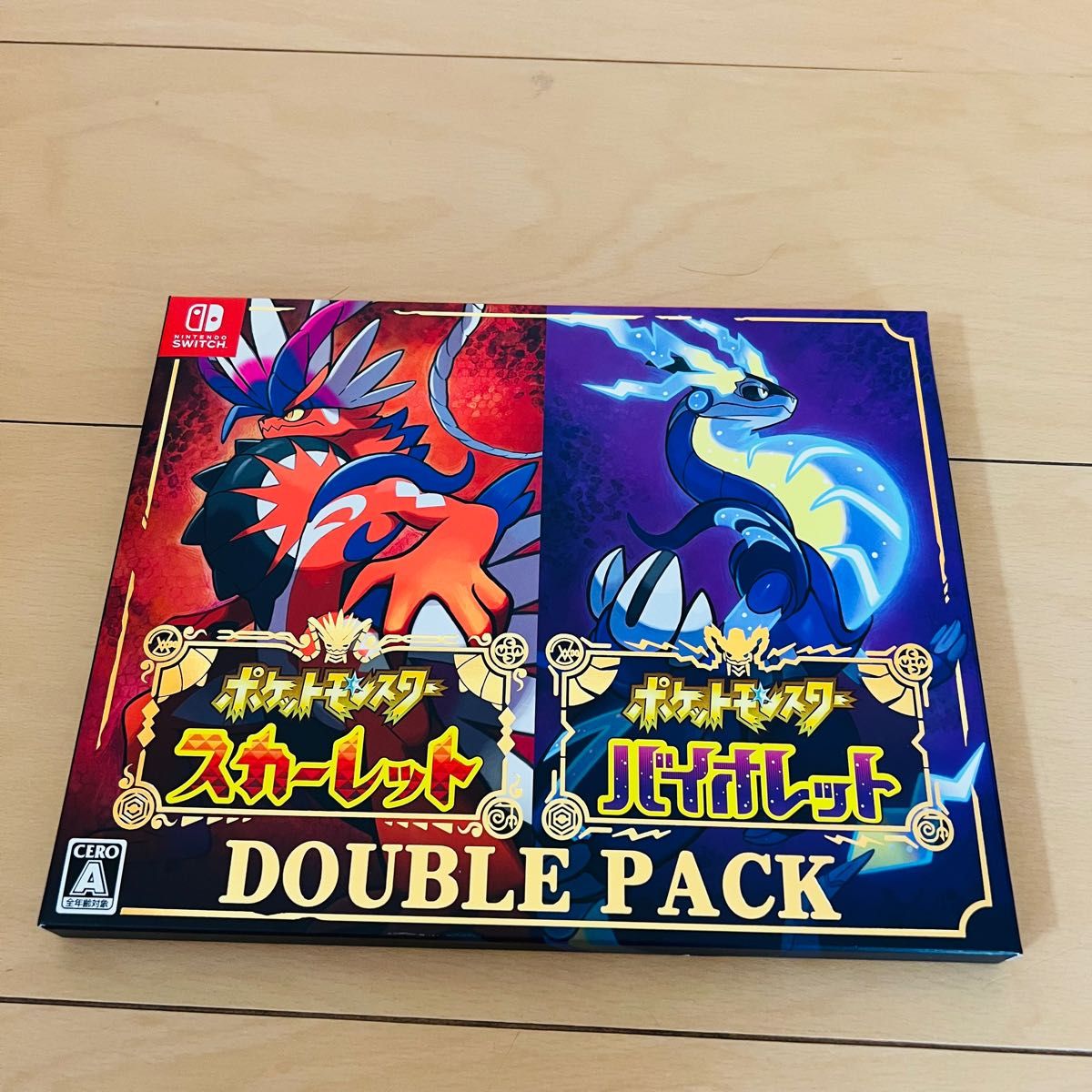 ポケモン スカーレット バイオレット ダブルパック デッキケース