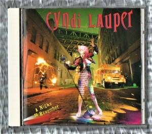 ∇ シンディ ローパー CYNDI LAUPER 3rdアルバム 国内盤 CD/ア ナイト トゥ リメンバー A NIGHT TO REMEMBER/涙のオールナイト ドライヴ