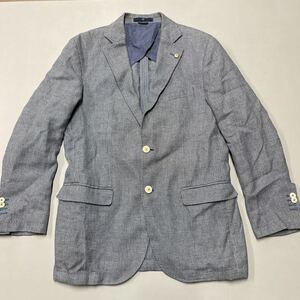 マッシモドゥッティ Massimo Dutti メンズ ジャケット ブレザー リネン コットン サイズ48 38