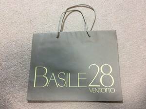 BASILE 28 バジーレ２８ ショップ袋 手提げ袋 