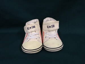 **D-417 CONVERSE Converse ALL*STAR all Star for baby shoes for infant shoes baseball ball pattern 13cm**