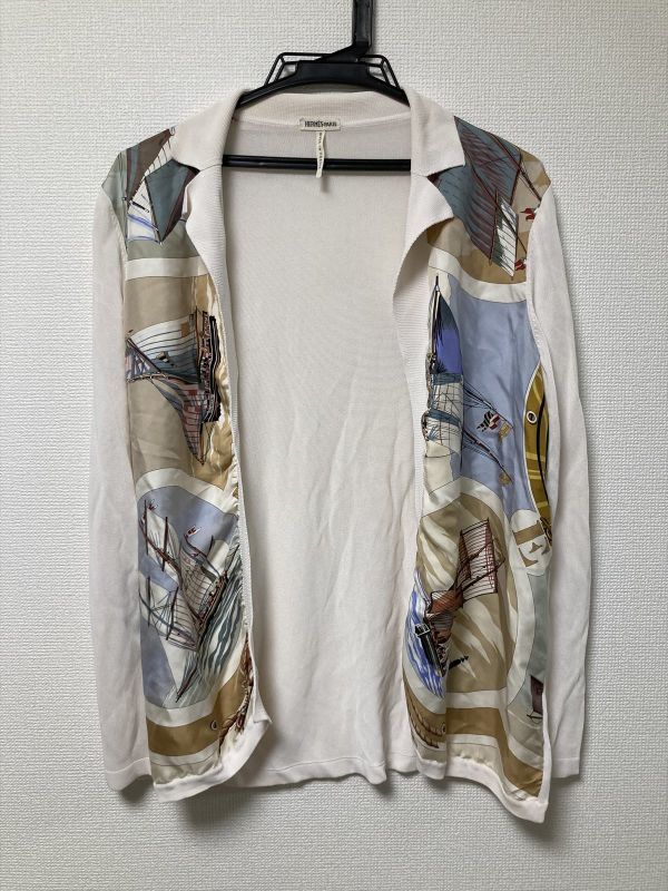 スカーフ柄カーディガン リナレス 黒 日本売上 lsansimon.com