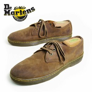 27cm相当　UK8　Dr Martens　ドクターマーチン　3ホール　ブラウン　革靴　レザーシューズ　プレーントゥ　マーチン　/U6348