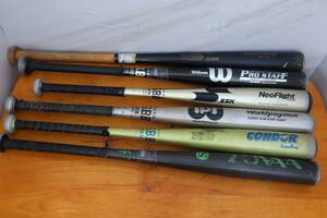 C6061 K L　Pro Staff JB-82WP / NeoFlight RB NFN14050/World pegasus WP-80MP/leaquechamp BBT16AR/CONDOR サイズ色々 6本 バット