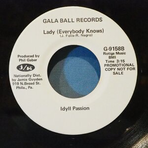 ■45’s Modern Soul GAL BALL 白PROMO ★IDYLL PASSION/NIGHT RIDE, LADY★送料無料(条件有り)多数出品中!★オリジナル名盤■