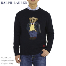 新品 アウトレット A089 XXLサイズ ポロベアー クルーネックセーター ダッフルコートベアpolo ralph lauren ラルフ ローレン _画像1