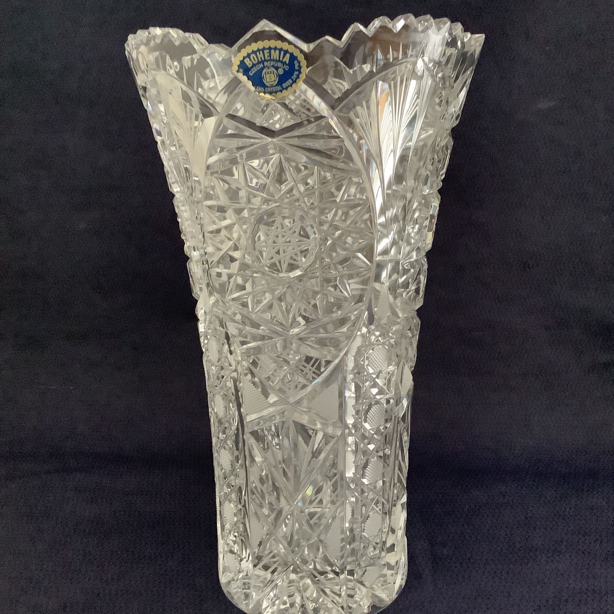 ヤフオク! -ボヘミアガラス 花瓶の中古品・新品・未使用品一覧