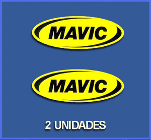 即納 マヴィック MAVIC oval 75mm x 27mm 2枚セット ステッカー 《送料無料》