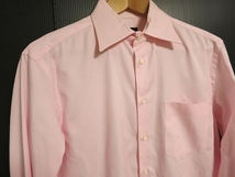 #axc アレグリ allegri ワイシャツ 長袖シャツ 46 ピンク ストライプ メンズ [697384]_画像3
