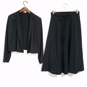 #anc три год склон солнечный nen The ka юбка костюм M чёрный крепдешин две части flair женский [770372]
