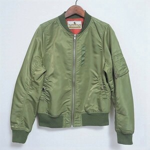 #anc As Know As o Ora kaAS KNOW AS blouson 13 khaki Zip up large size lady's [776342]