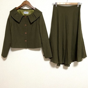 #wnc Jocomomola jocomomola setup skirt suit two piece 40 khaki lady's [780778]