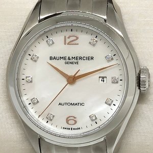 [ free shipping ] Baume&Mercier BAUME&MERCIER Cliff ton lady's automatic MOA10151* unused goods /6. month guarantee *