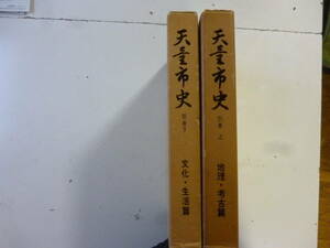 天童市史（別巻上・下）２冊　　文化・生活篇