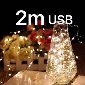 ストリングライト イルミネーションライト 2m