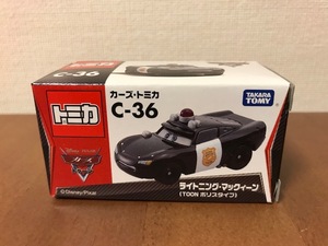 カーズ・トミカ　 C-36　ライトニング・マックィーン（TOON　ポリスタイプ）　新品未開封自宅保管品　ピクサー