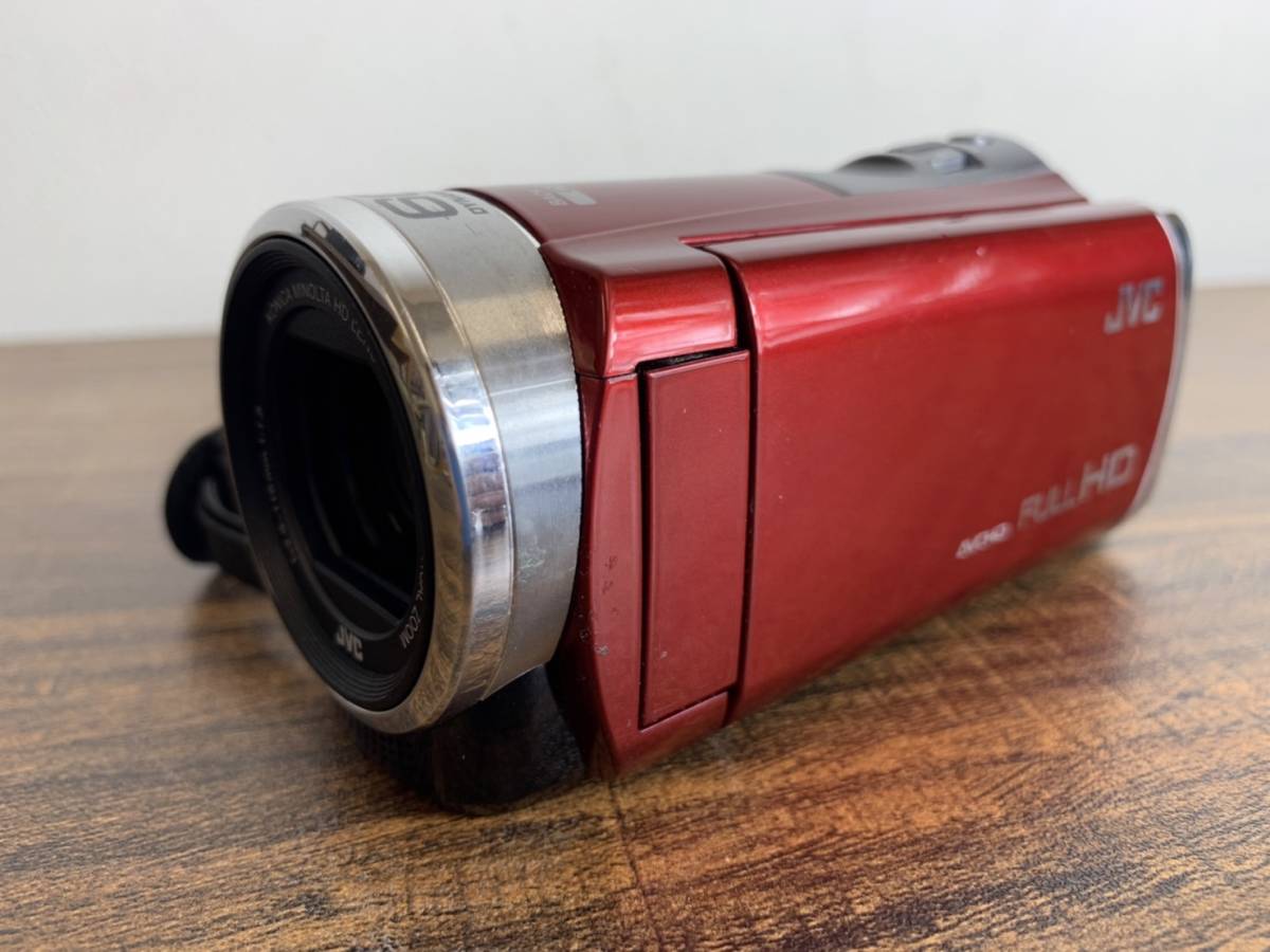 VICTOREverio GZ-HM177-R レッド カメラ、付属品セット 【国内発送