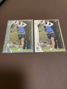 EPOCH 2022 JLPGA 日本女子プロゴルフ TOP PLAYERS インサートカード　パラレル版　レギュラーカード2枚セット　永峰咲希