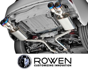 【M's】LWXUS IS300h 2WD専用 (前期/中期) ROWEN エキゾーストマフラー 両側4本出し ( チタンテール ) ロエン ローウェン 30IS 1L002Z01-2