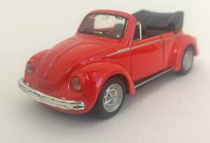 maisto VW フォルクスワーゲン ビートル 1303 タイプ1 type1 cabriolet カブリオレ 1/36 赤 レッド プルバック ドア開閉 マイスト ミニカー