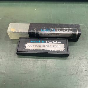 【中古品】DENITOOL 旋盤チップ、ホルダー セット