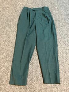  summer chinos cropped pants slacks bottoms capri pants tapered pants blue green group blue green color M size 
