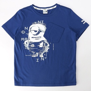 プーマ ミニオンズ コラボ キッズ 半袖Tシャツ 104 ブルー 青 Minions 子供用 キッズ ジュニア 男女兼用 送料370円