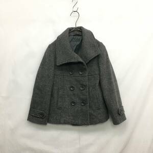 NZ2117*BENETTON TWEEN double button coat *120*g rakes z child clothes pea coat Benetton tui-n